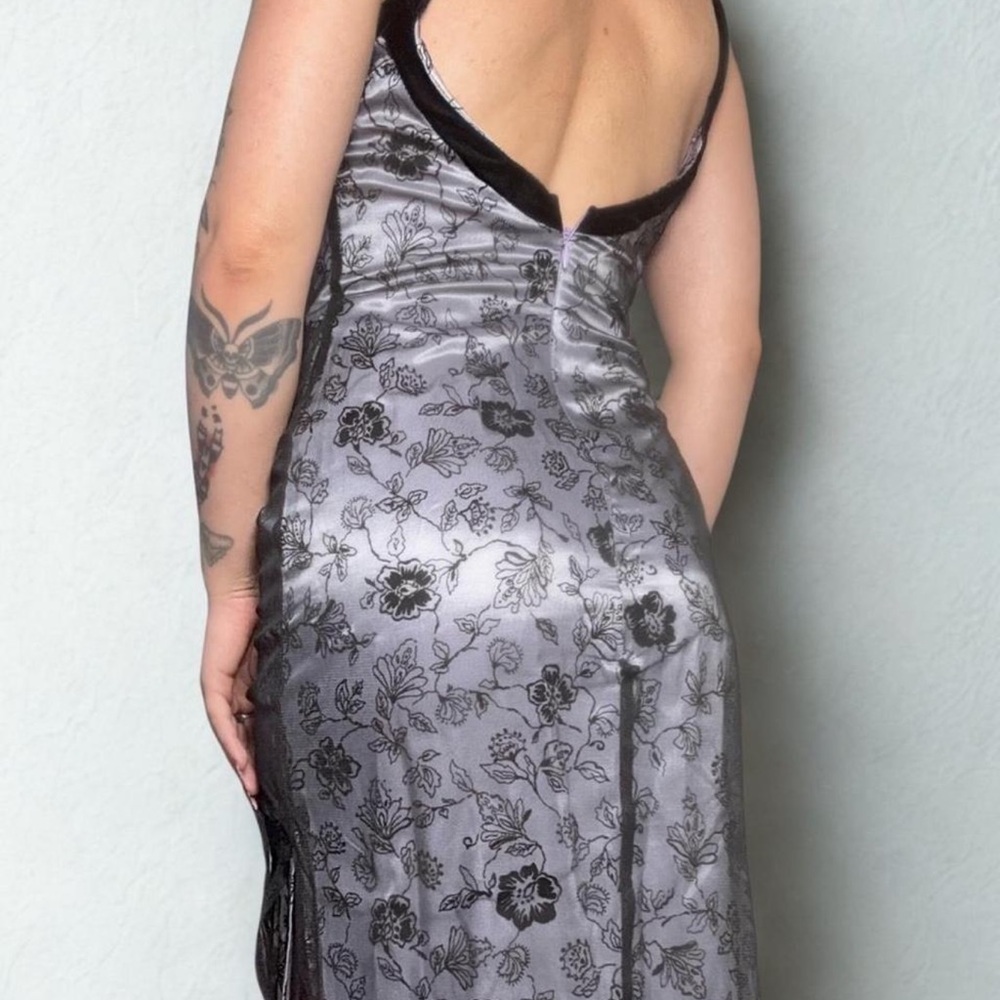 Rampage Black and White Floral Dress